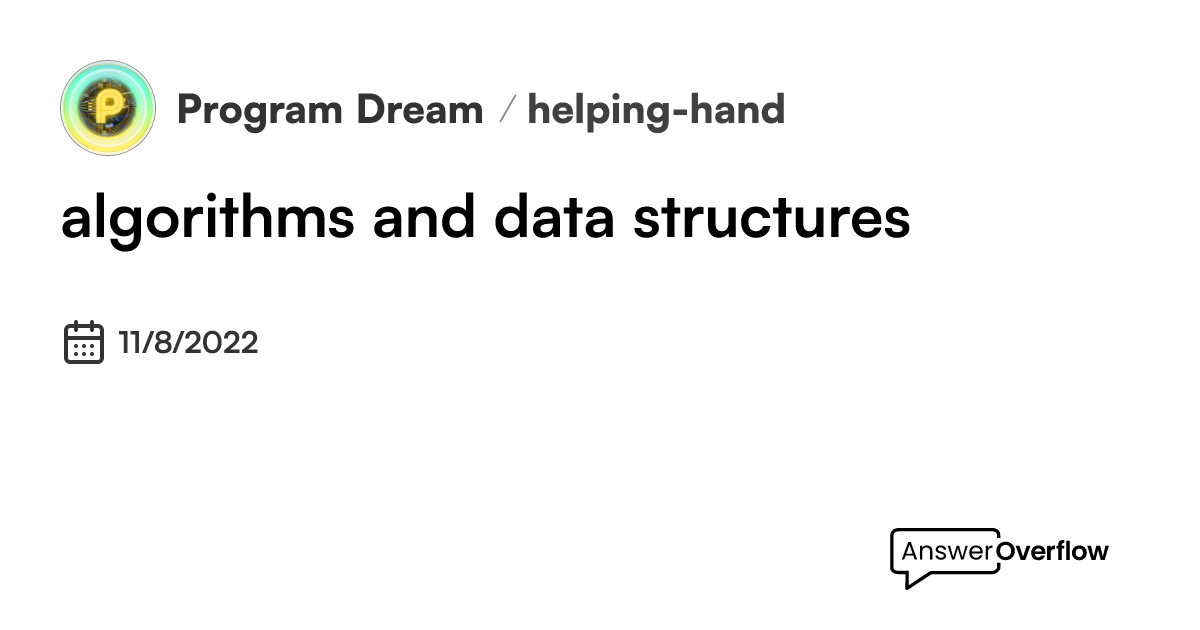 algorithms-and-data-structures-program-dream