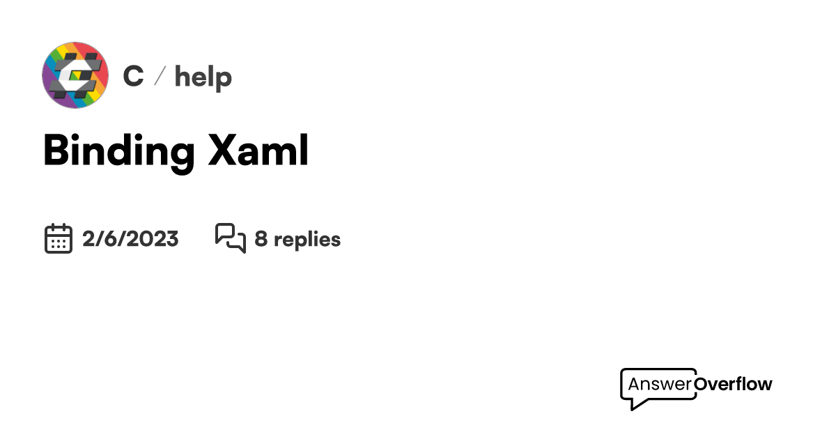Binding Xaml C
