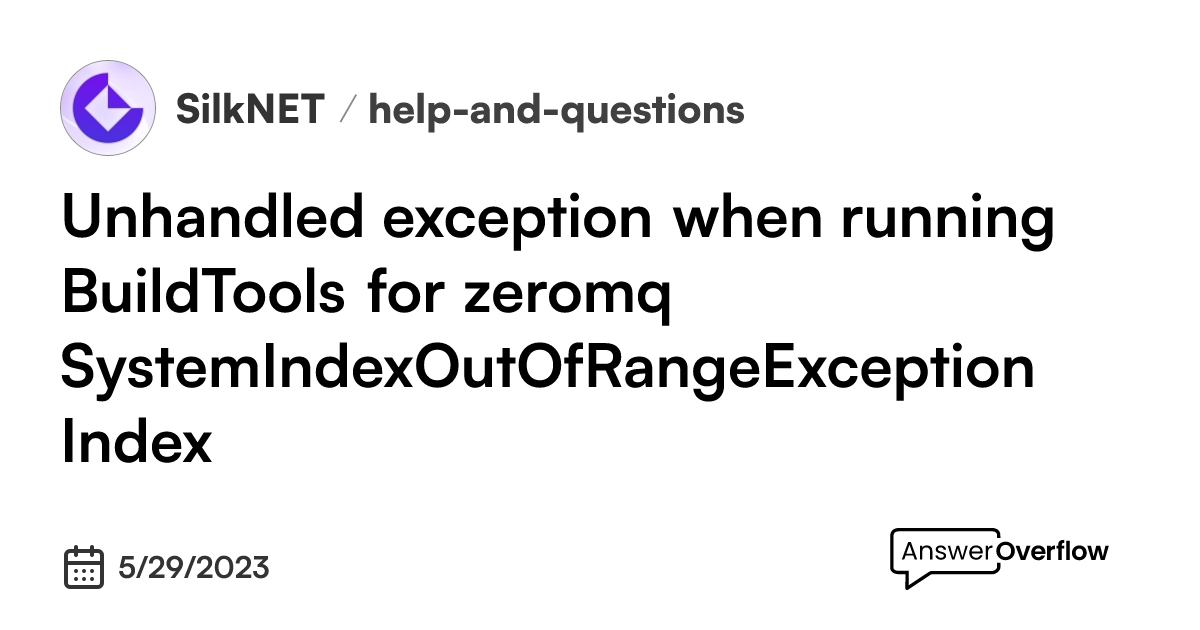 unhandled-exception-when-running-buildtools-for-zeromq-system