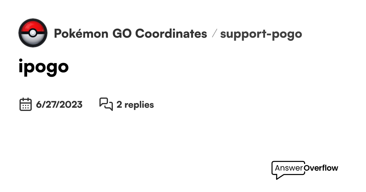 PokemonGo coordinates