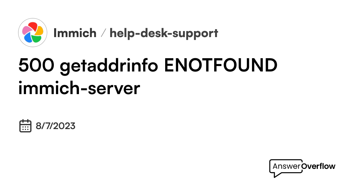 500-getaddrinfo-enotfound-immich-server-immich