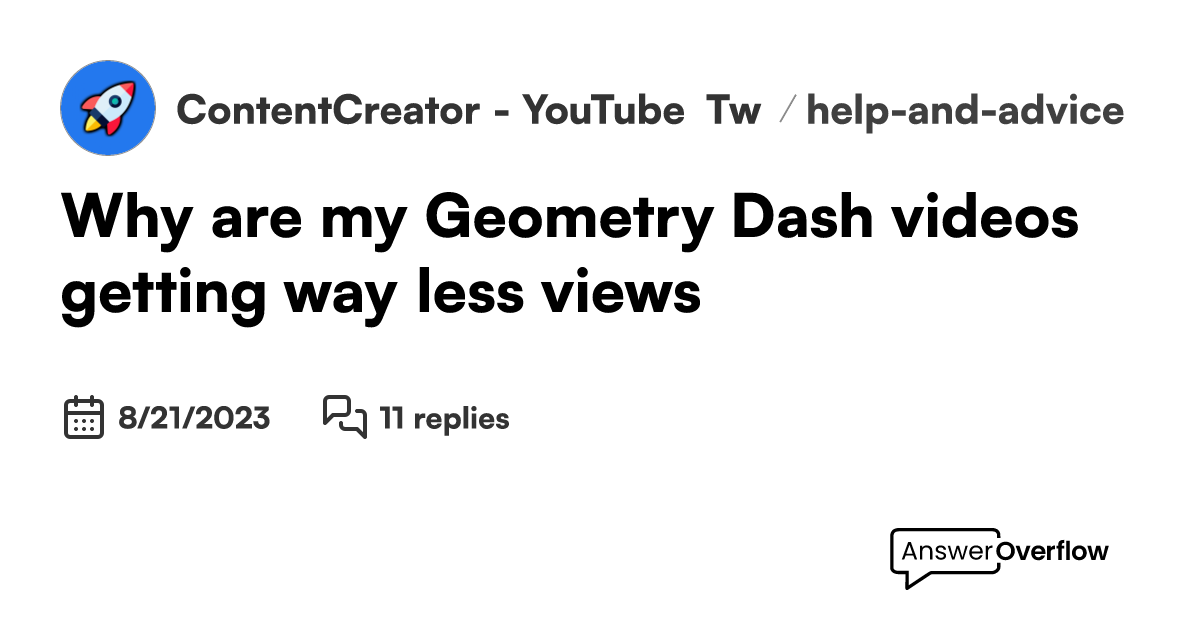 Geometry Dash - Twitch