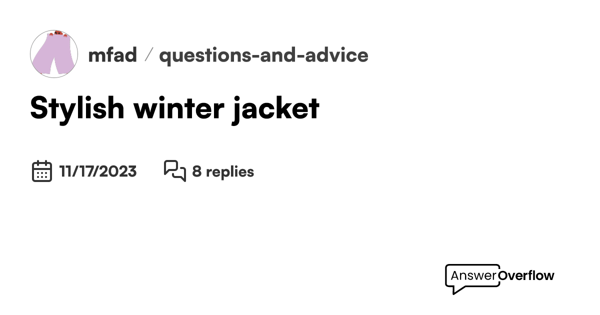 Malefashionadvice store winter jacket