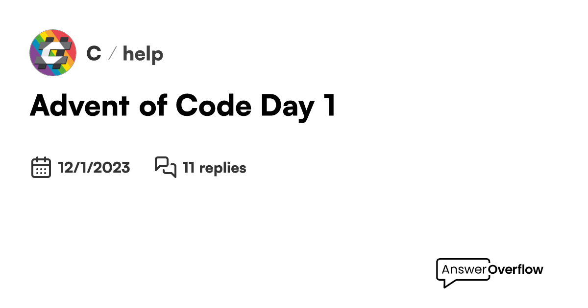 Advent of Code Day 1 C