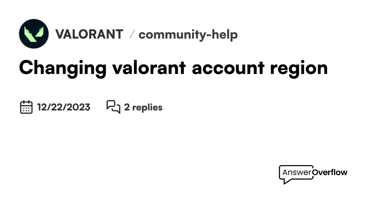 Changing valorant account region!! VALORANT
