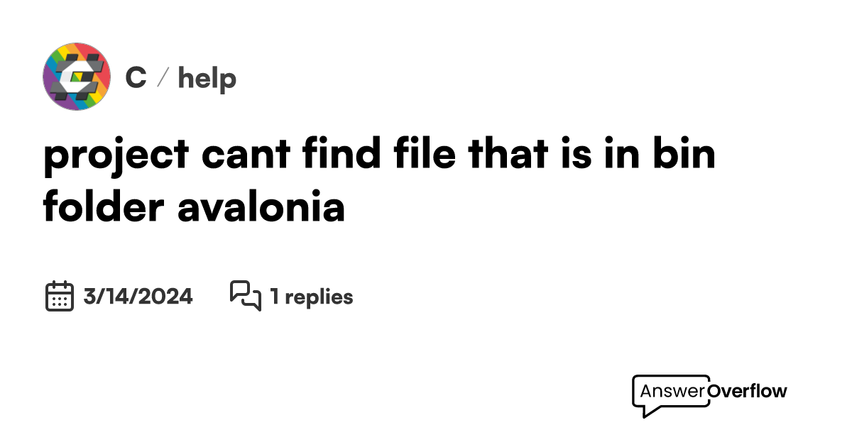 project can't find file that is in bin folder avalonia C