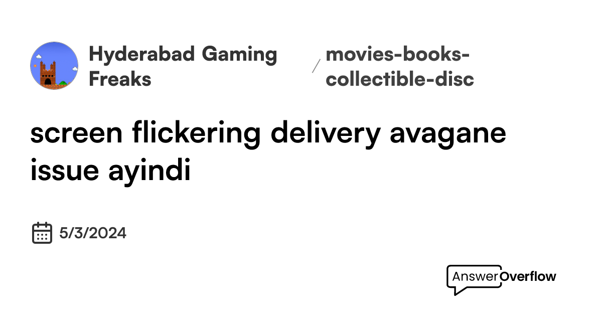 screen-flickering-delivery-avagane-issue-ayindi-hyderabad-gaming