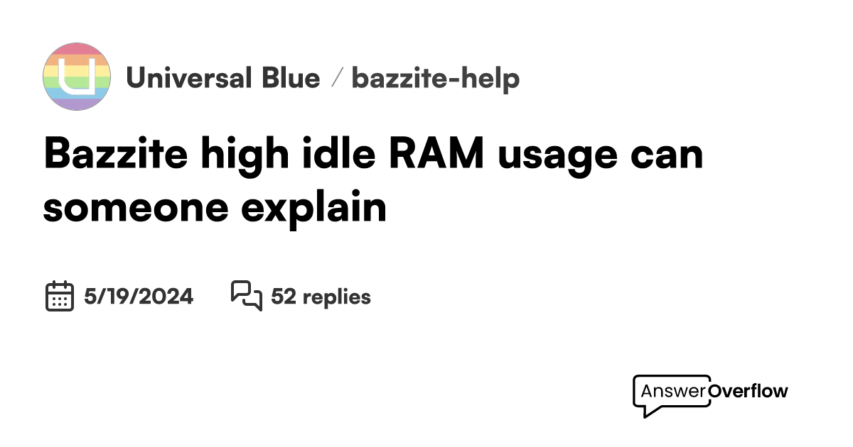 bazzite-high-idle-ram-usage-can-someone-explain-universal-blue
