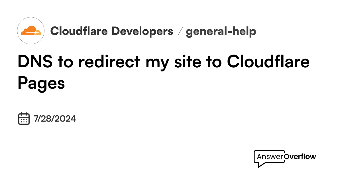 dns-to-redirect-my-site-to-cloudflare-pages-cloudflare-developers