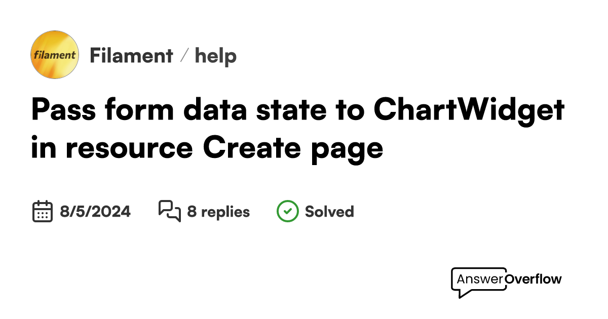 Pass form data state to chartwidget in resource create page