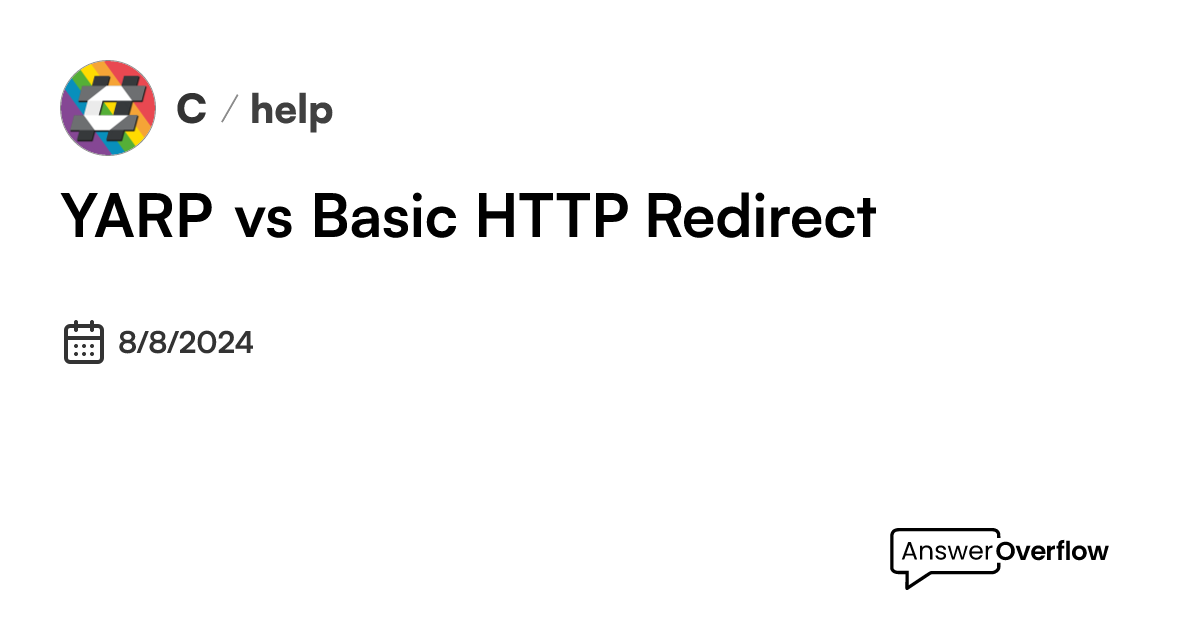 yarp-vs-basic-http-redirect-c