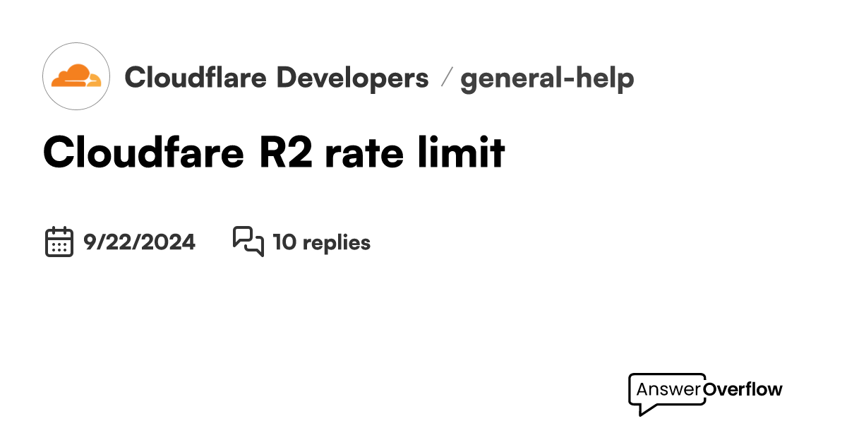cloudfare-r2-rate-limit-cloudflare-developers