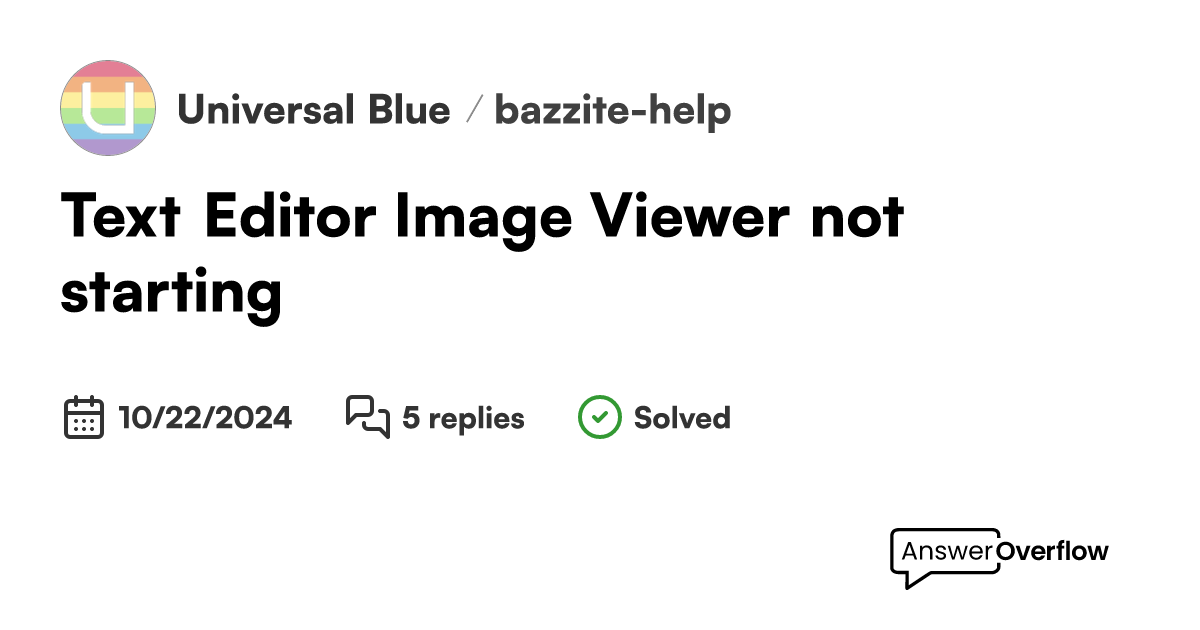 Text Editor, Image Viewer not starting Universal Blue