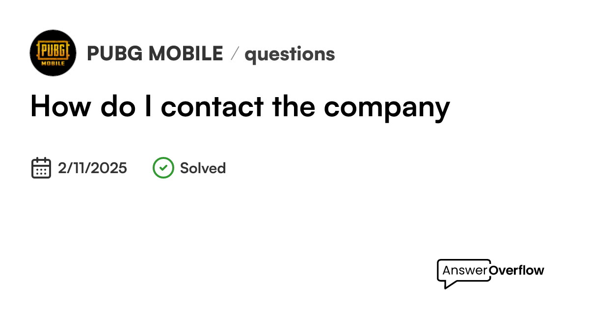 how-do-i-contact-the-company-pubg-mobile