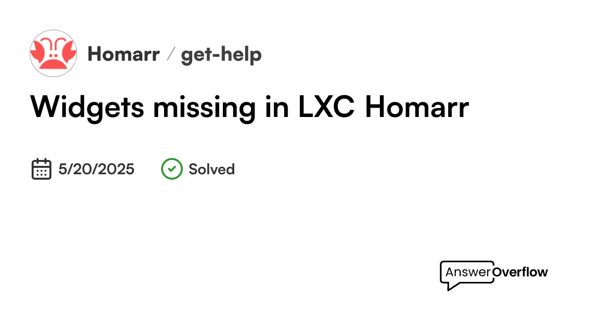 widgets-missing-in-lxc-homarr-homarr