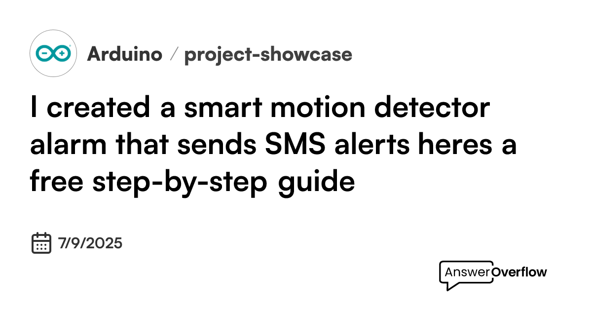 I created a smart motion detector alarm that sends SMS alerts — here's ...