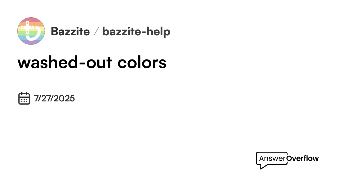 washed-out colors - Universal Blue