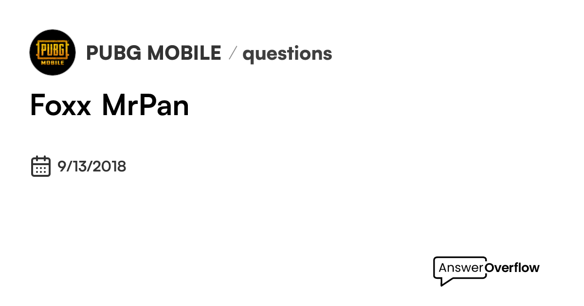 foxx-mrpan-pubg-mobile