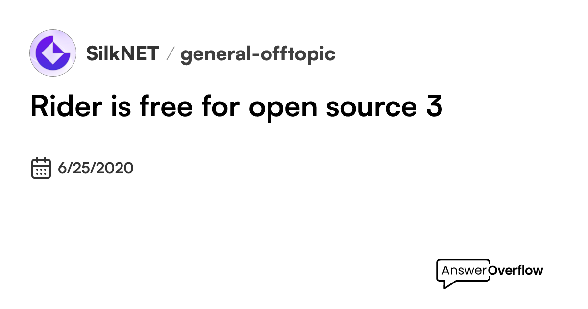 rider-is-free-for-open-source-3-silk-net