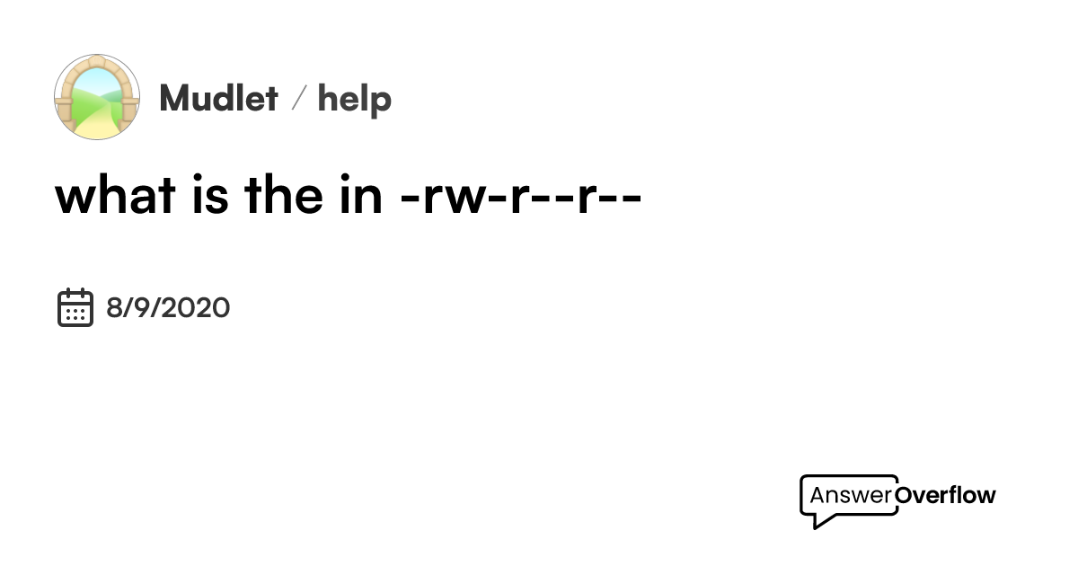 what is the @ in `-rw-r--r--@` - Mudlet