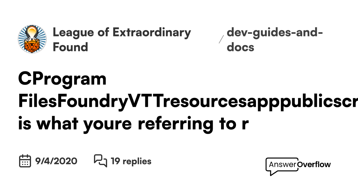 `C:\Program Files\FoundryVTT\resources\app\public\scripts\foundry.js ...