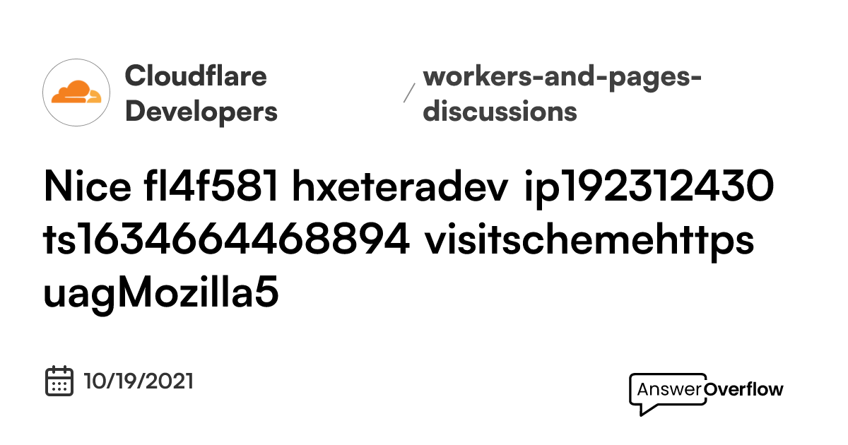 Nice. ``` fl=4f581 h=xetera.dev ip=192.31.243.0 ts=1634664468.894 visit ...